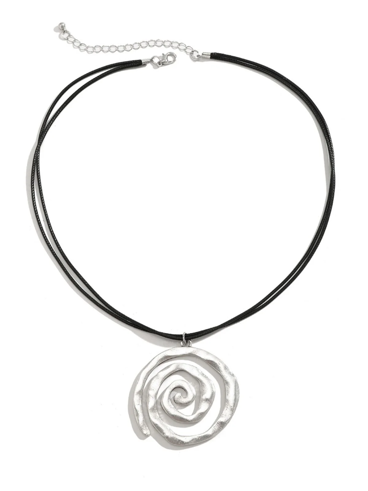 Conch Starfish Pendant Leather Cord Necklace - Image 18