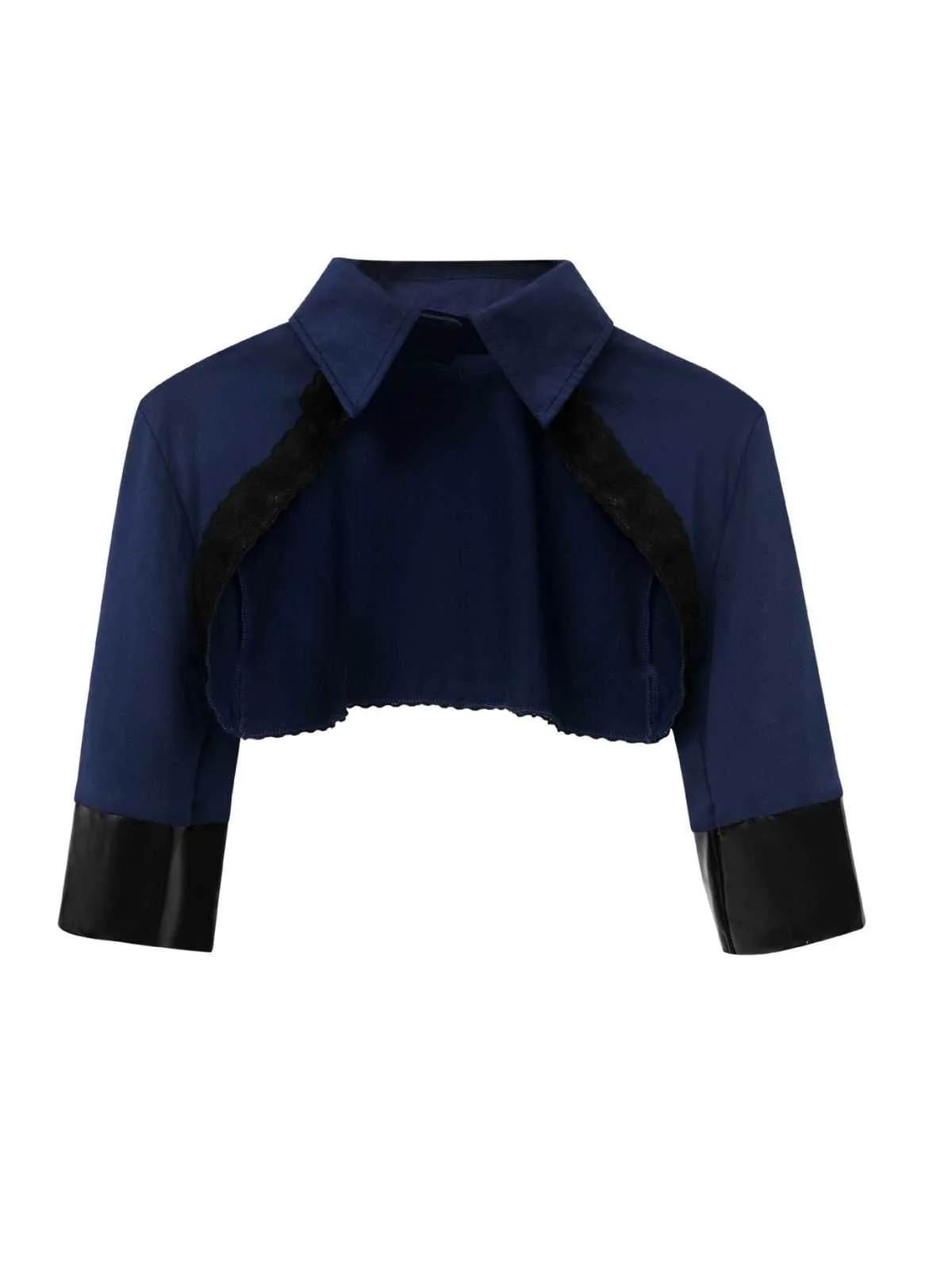 Dark Blue 1960s Police Halloween Cosplay Dress - Image 6