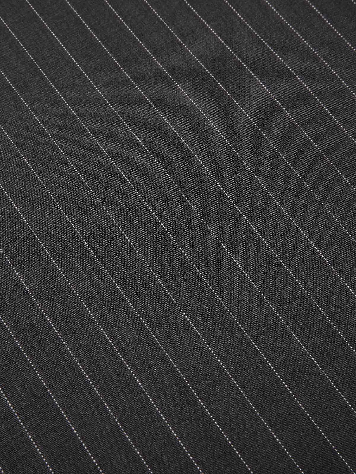Dark Gray 1950s Striped Office Style Belted Jumpsuit - Image 6