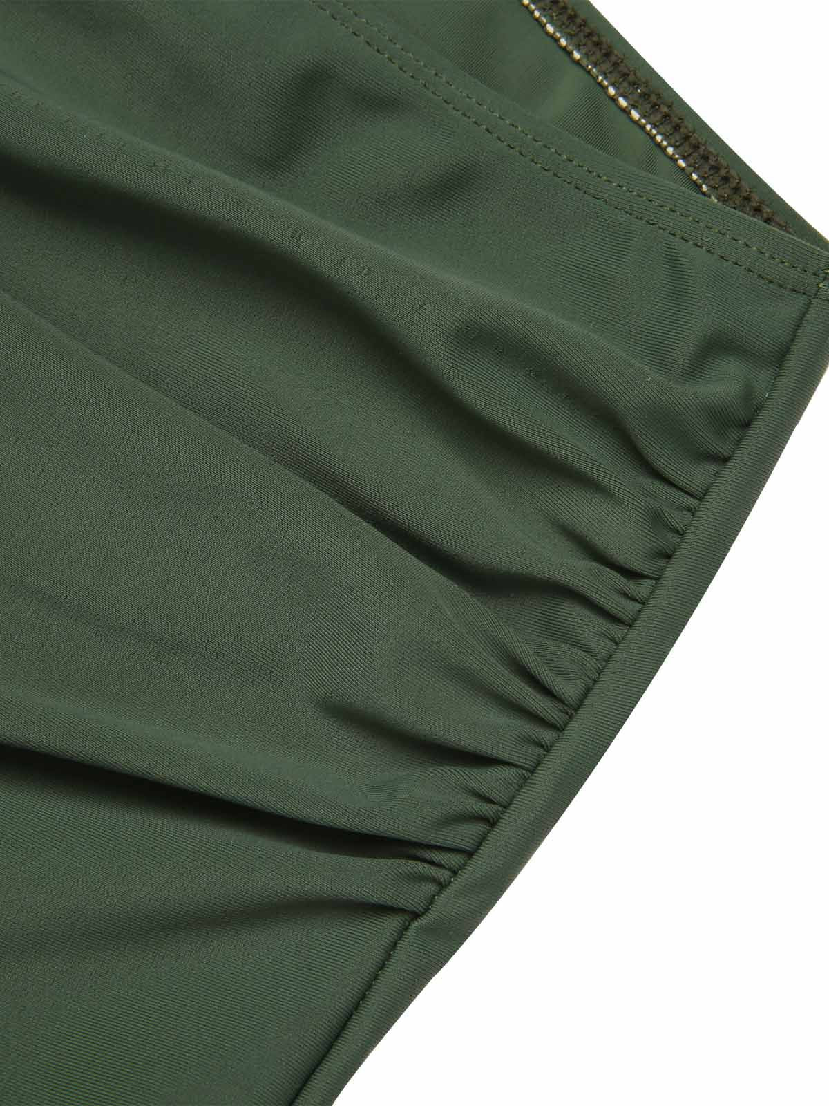 Dark Green 1930s Reversible Halter Swimsuit - Image 10