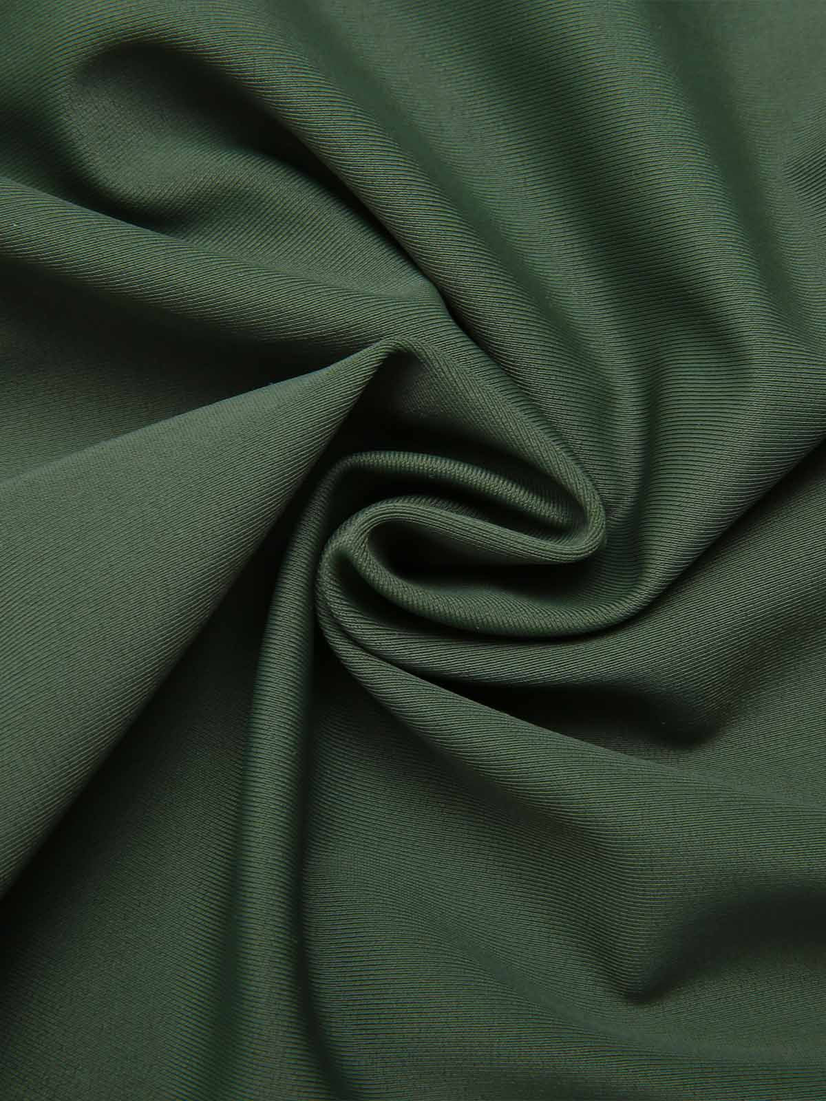 Dark Green 1930s Reversible Halter Swimsuit - Image 11