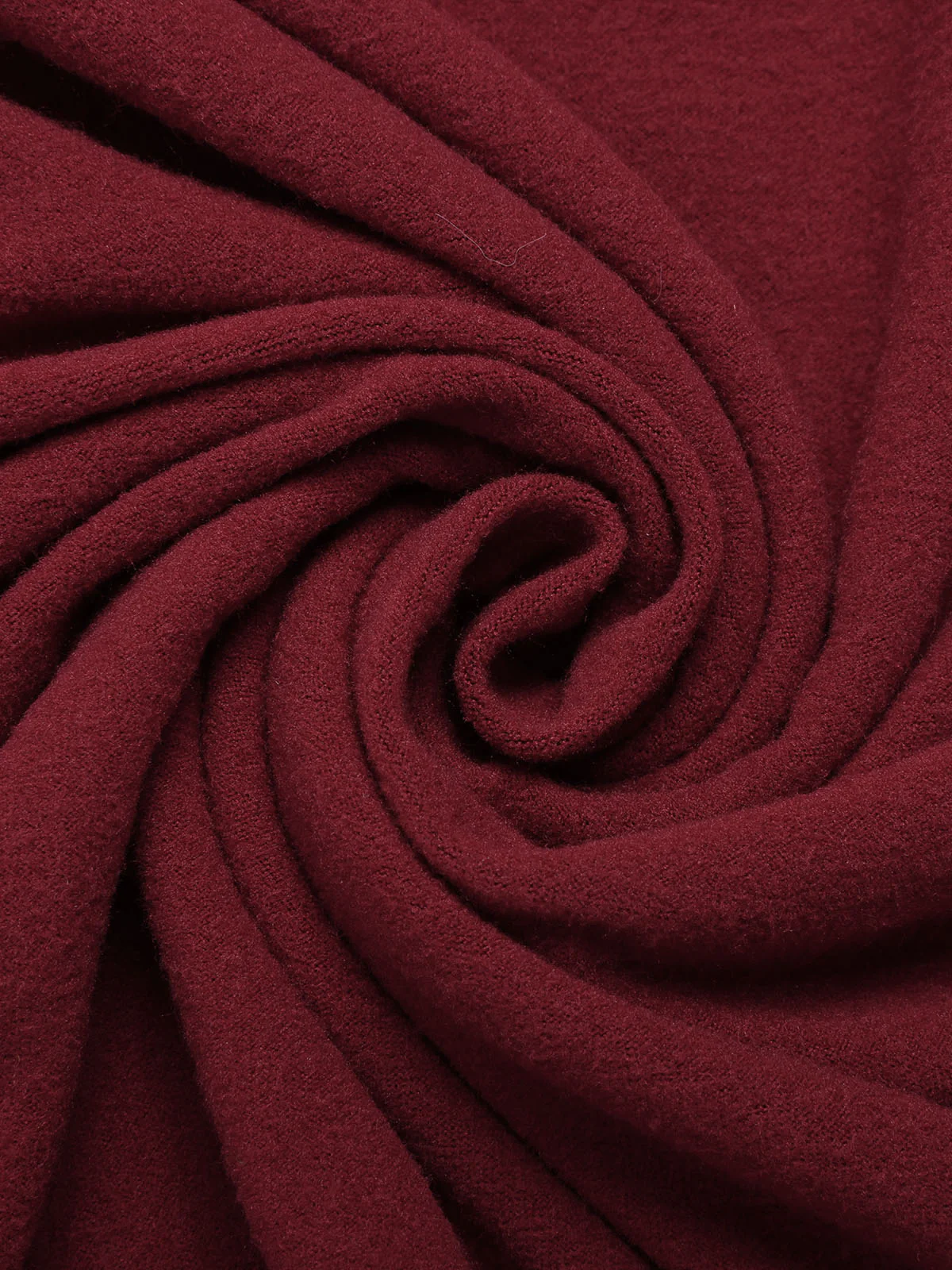 Deep Red 1960s Solid Tie Waist Dress - Image 4