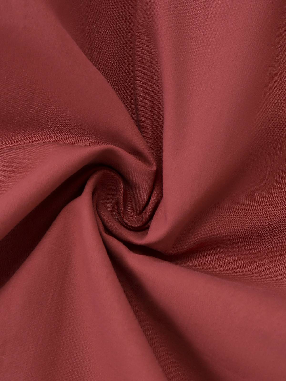 Dusty Pink 1940s Cotton Contrasted Keyhole Ruffled Dress - Image 8
