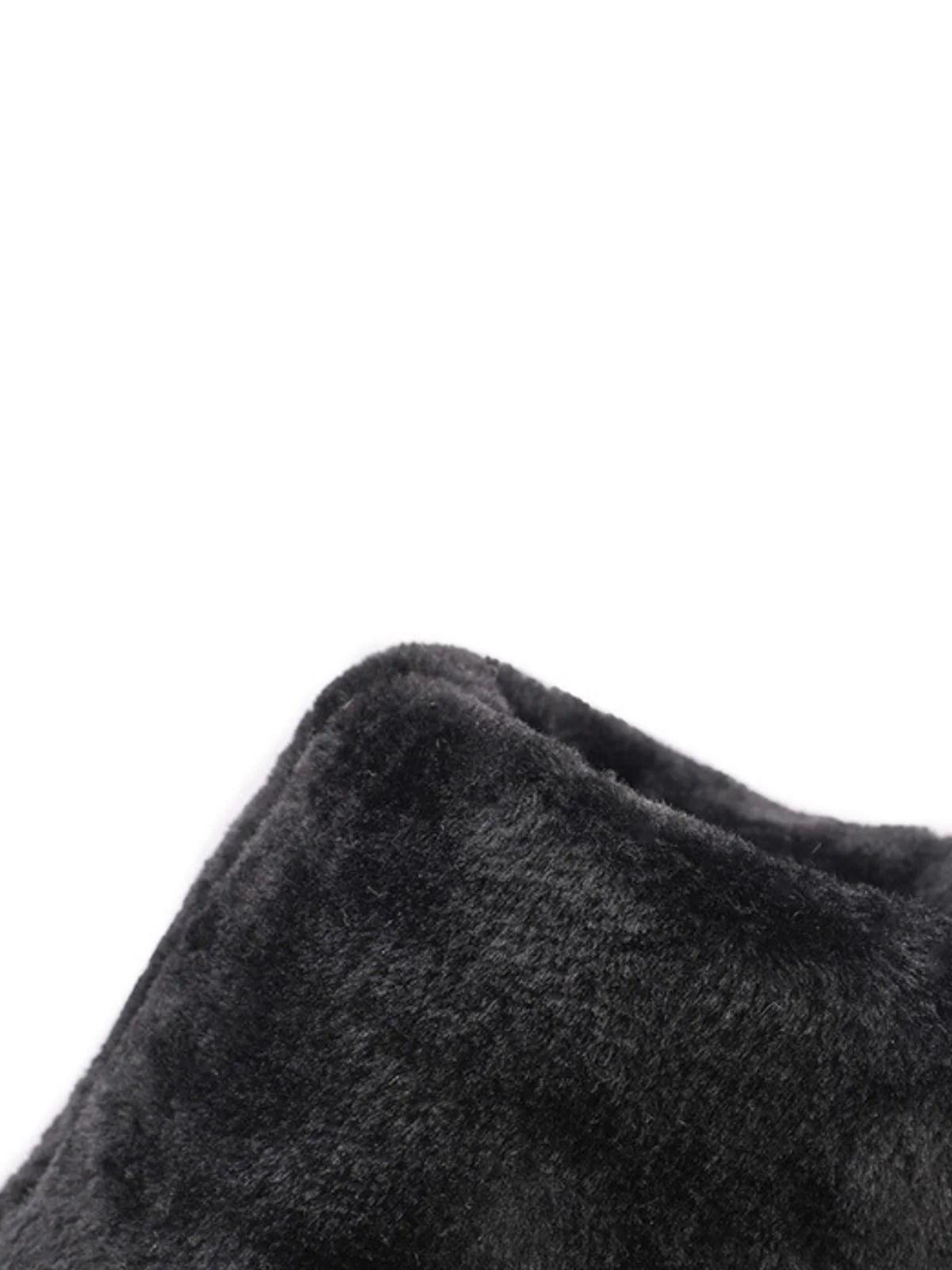 Faux Fur Knee High Snow Down Fabric Boots - Image 6
