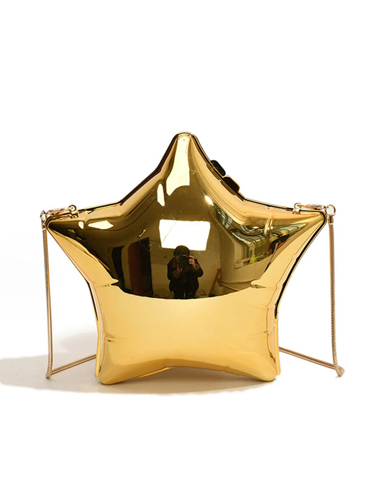 Funny Five Pointed Star Chain Crossbody Bag - Image 3