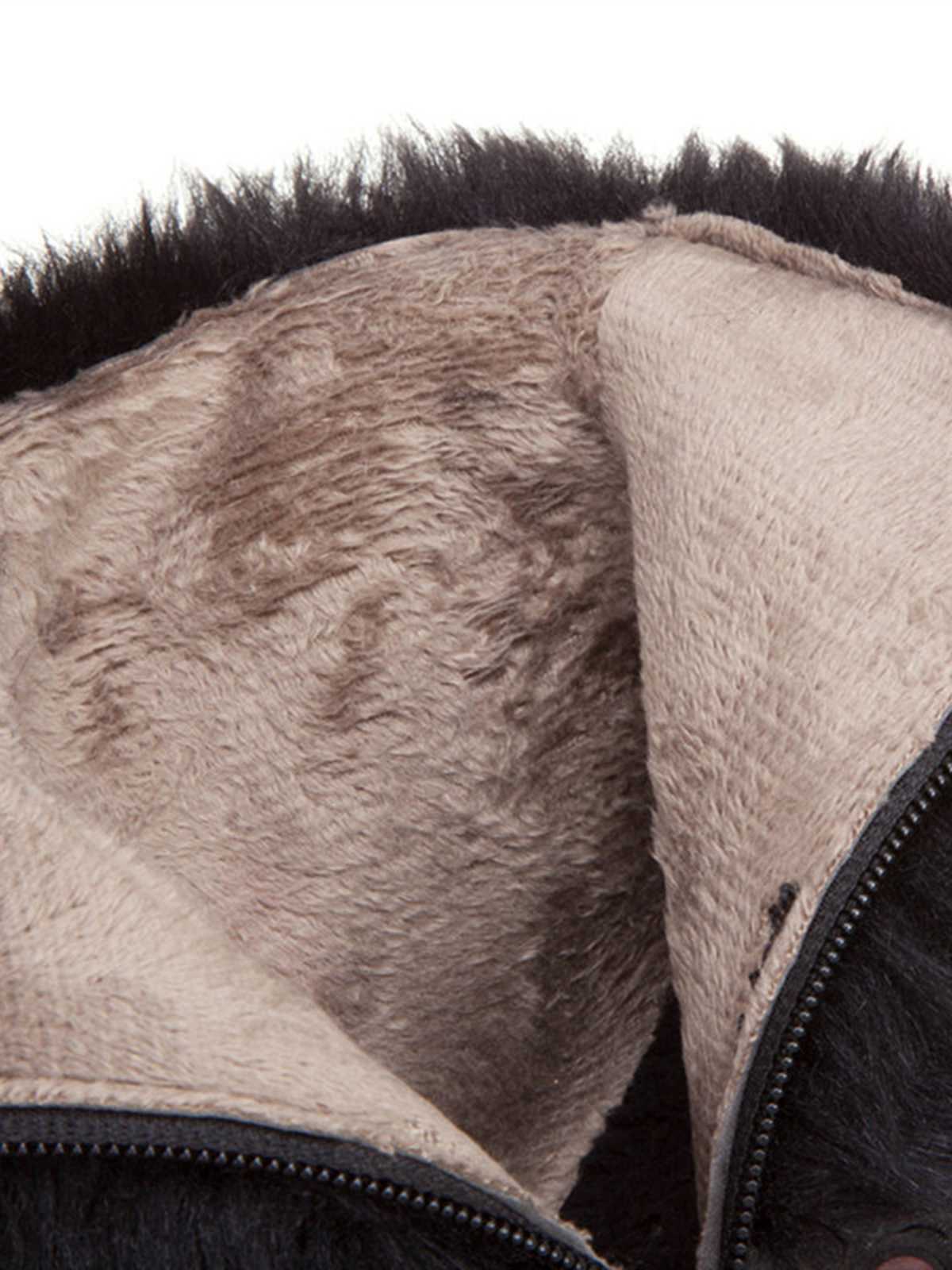 Fur Bow Pointed High Heels Boots - Image 8