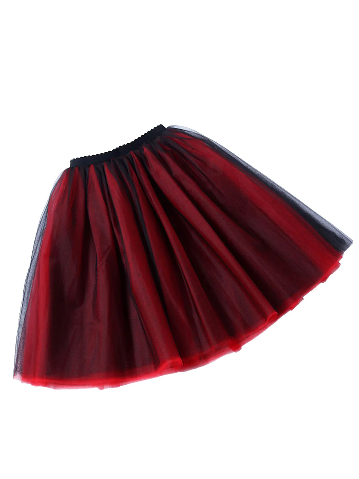 Gradient 1950s Ribbon Belt Mesh Underskirt Petticoat - Image 4