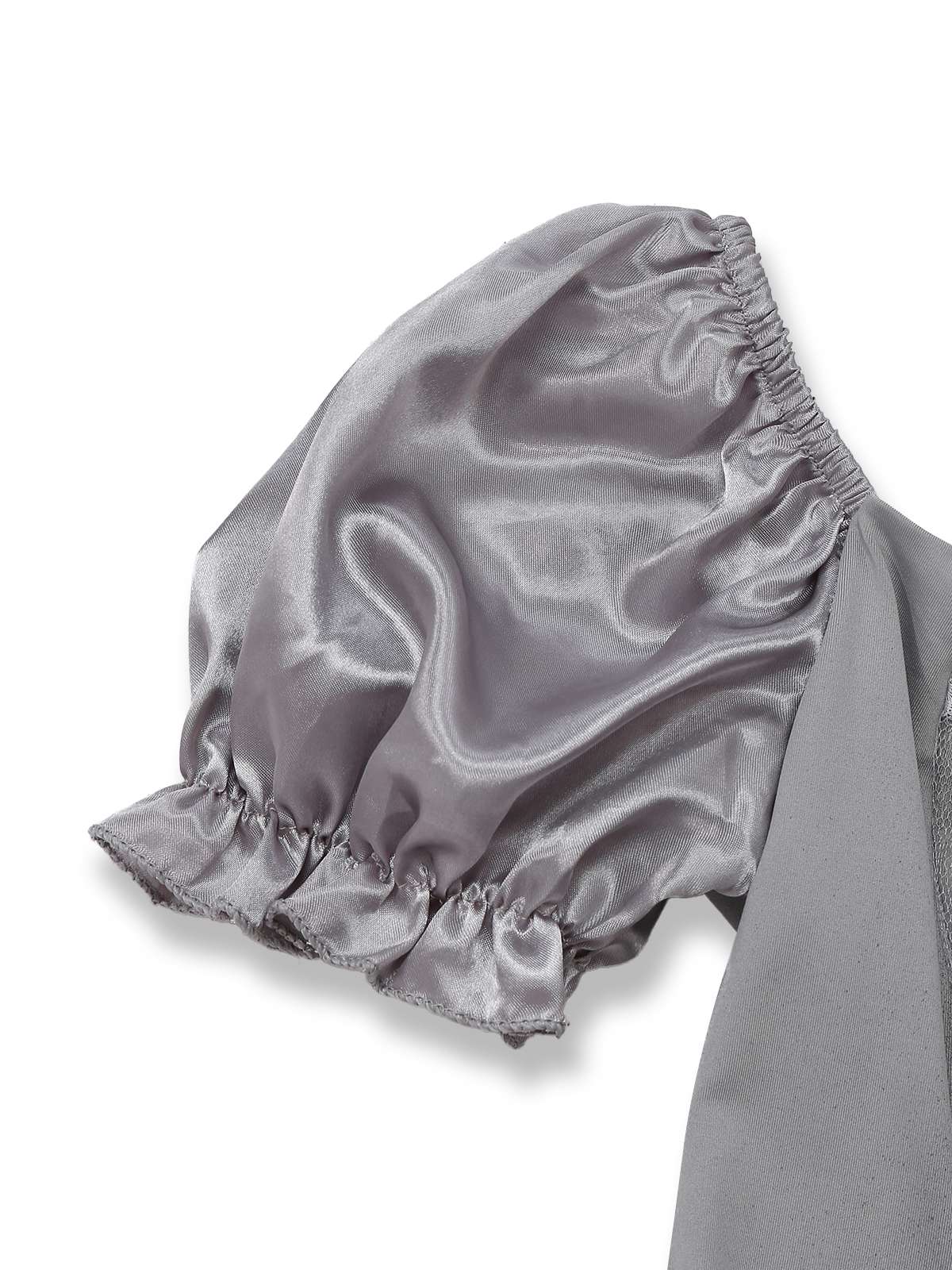 Gray 1950s Ghost Bride Zombie Tutu Dress - Image 4