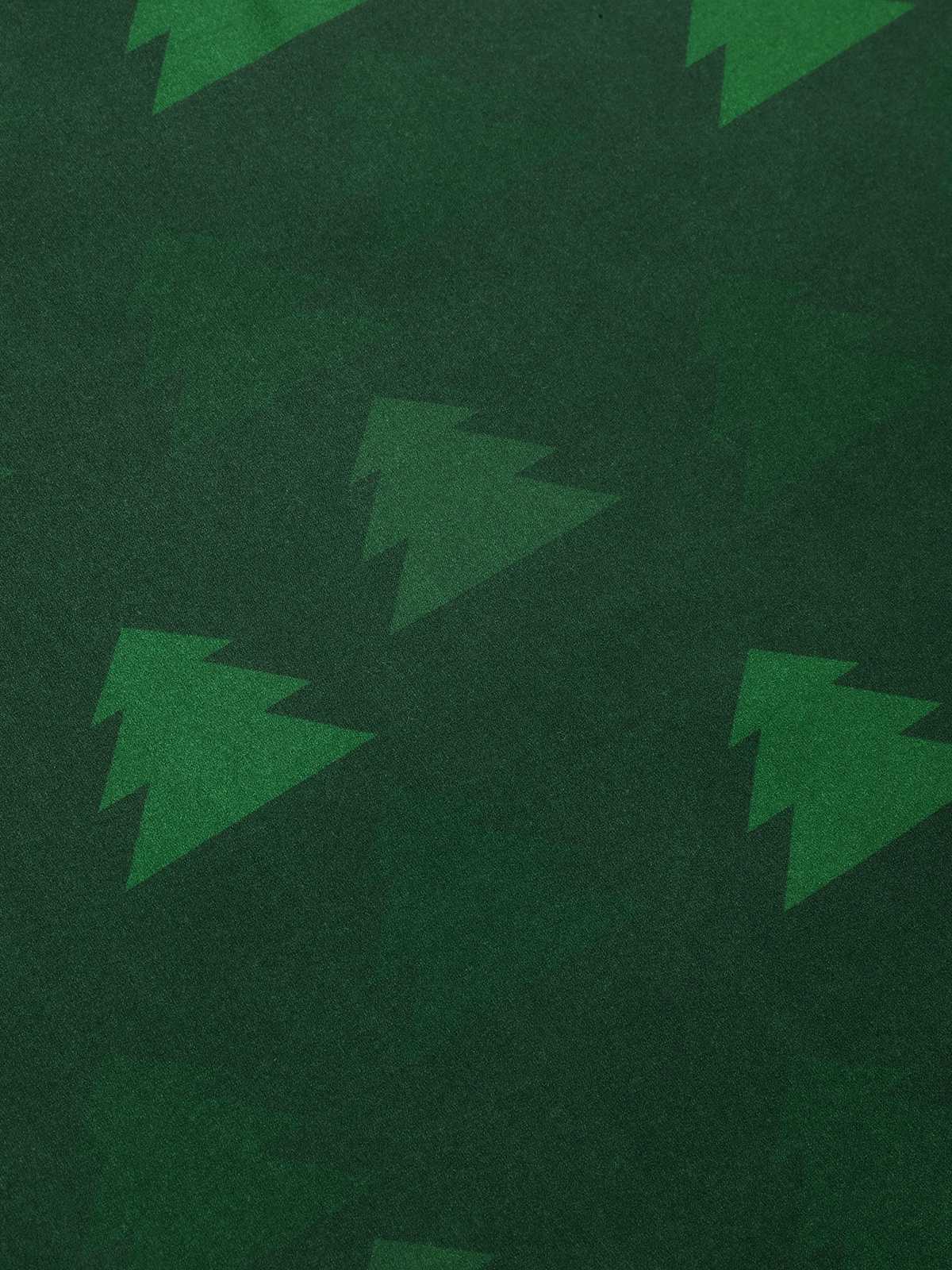 Green 1930s Christmas Tree Suspender Fishtail Dress - Image 5