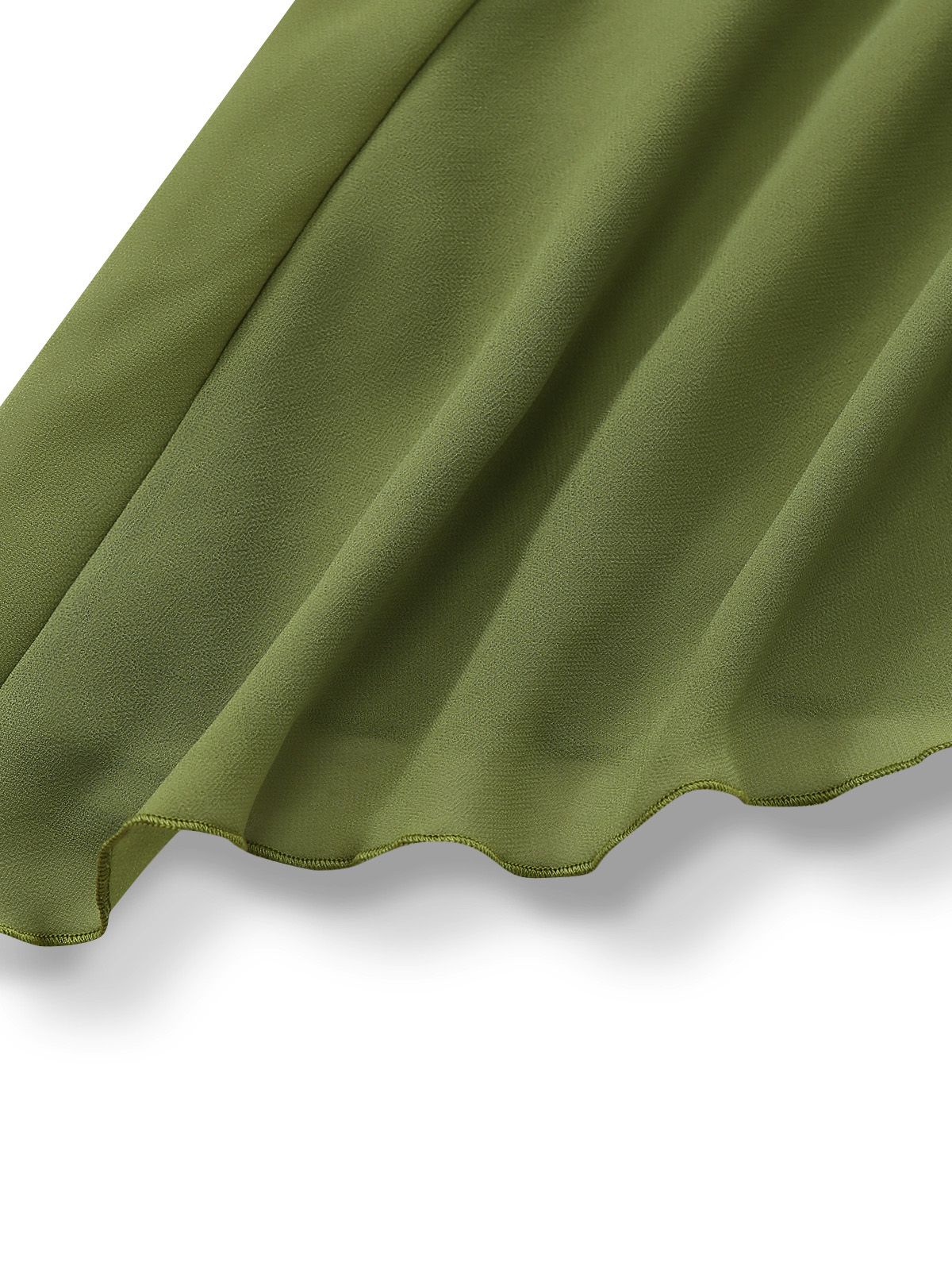 Green 1930s Halter Mesh Backless Chiffon Midi Dress - Image 7
