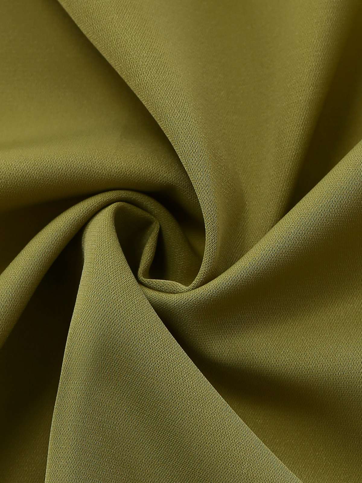 Green 1930s Lapel Single-Breasted Slit Shirt Dress - Image 7