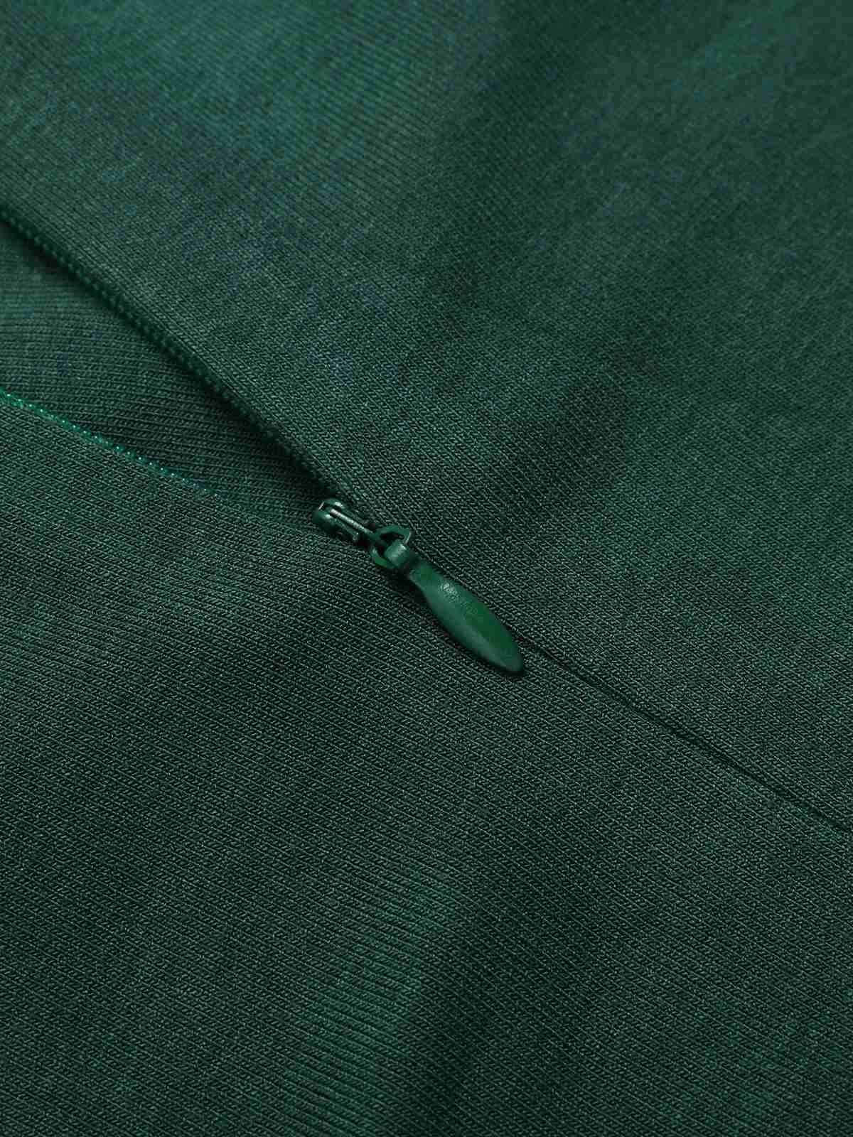 Green 1930s Plaid Keyhole Neck Belted Jumpsuit - Image 8