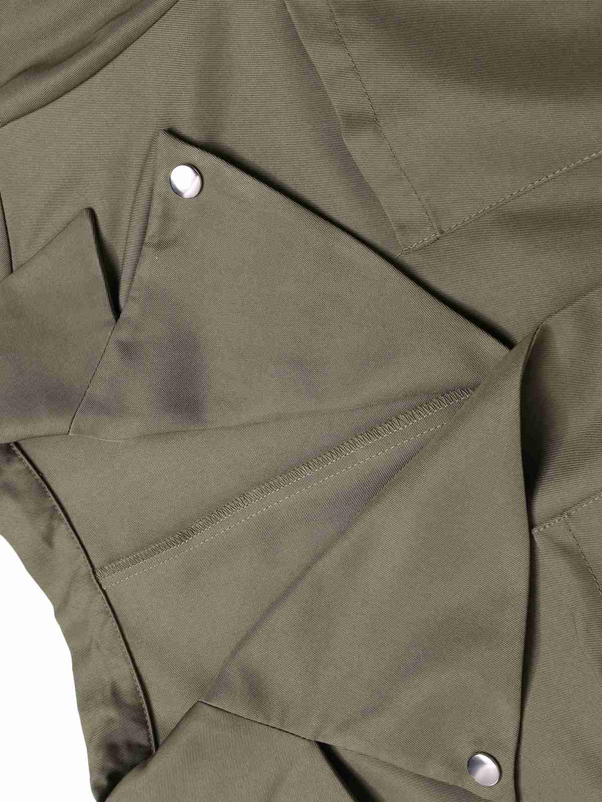 Green 1930s Solid Lapel Belted Jumpsuit - Image 6