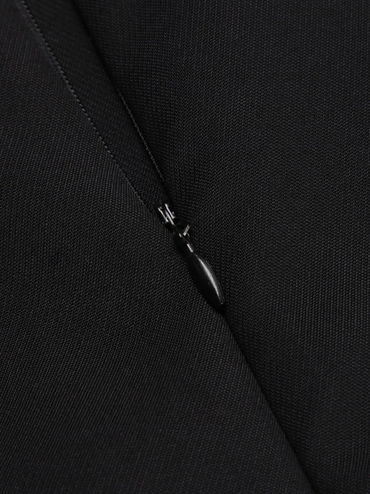 [Pre-Sale] Black 1930s Solid Suspender Pants - Image 8