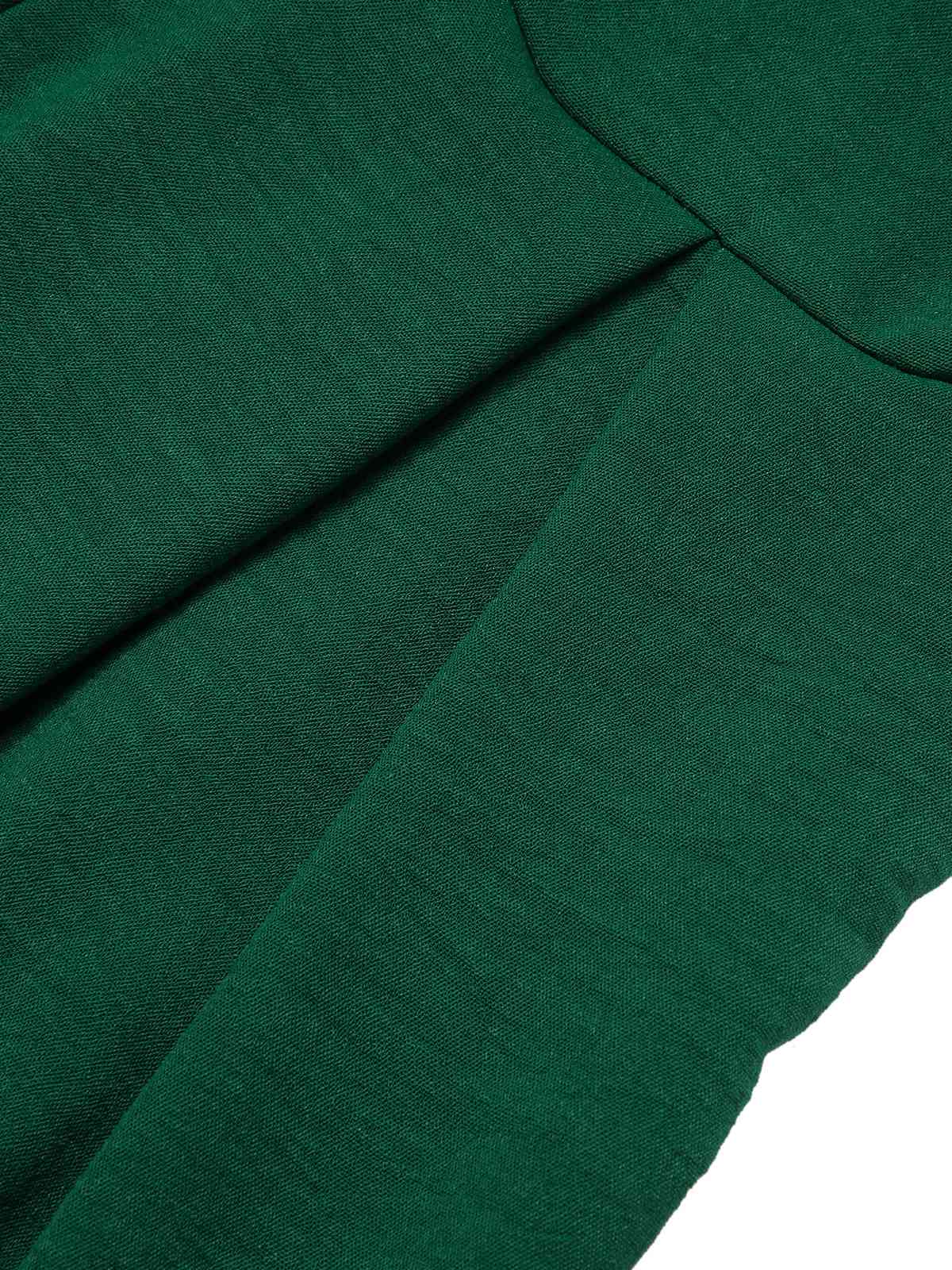 Green 1930s V-Neck Sleeveless Jumpsuit - Image 4