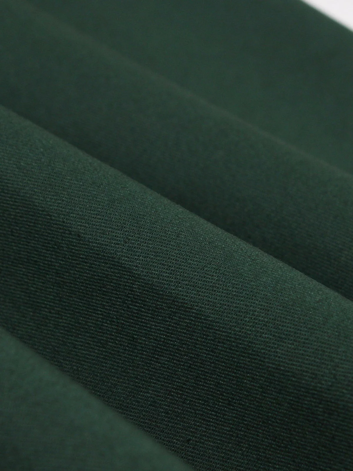 Green 1950s Cotton Tie Elbow Sleeves Dress - Image 4