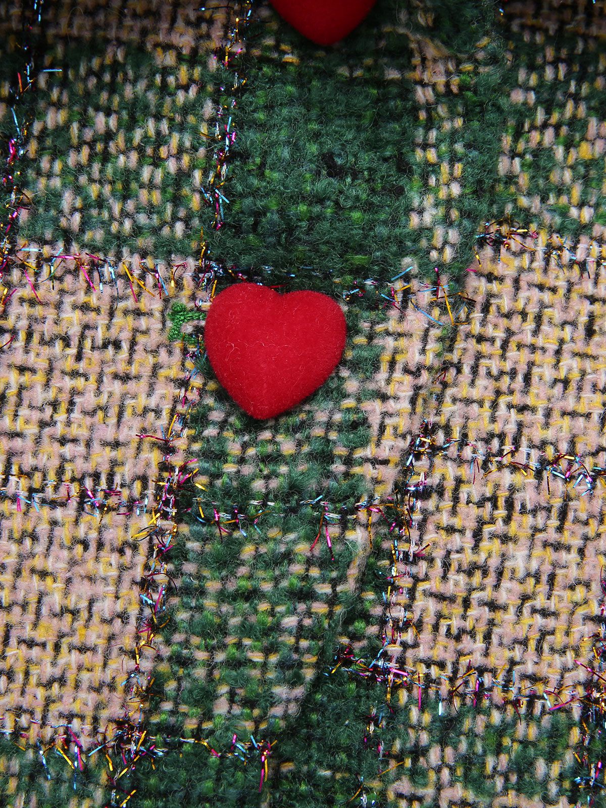 Green 1950s Lapel Scottish Plaid Jacket - Image 5