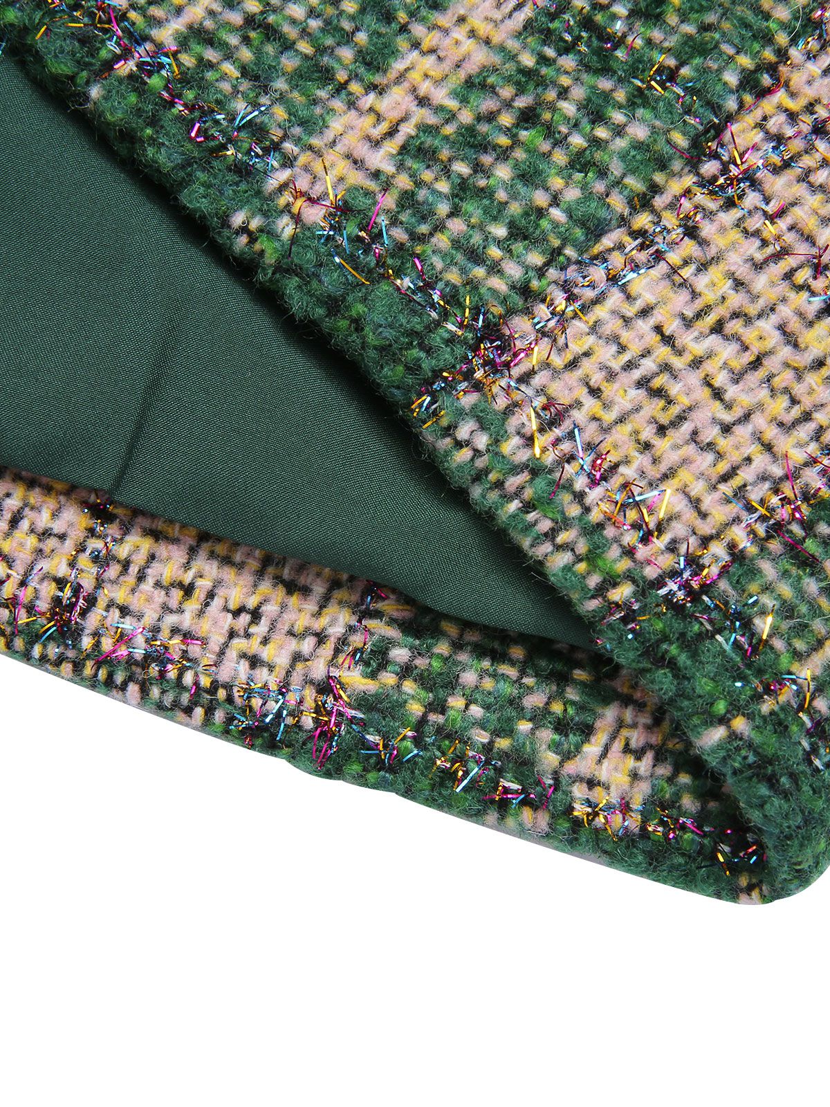 Green 1950s Lapel Scottish Plaid Jacket - Image 7