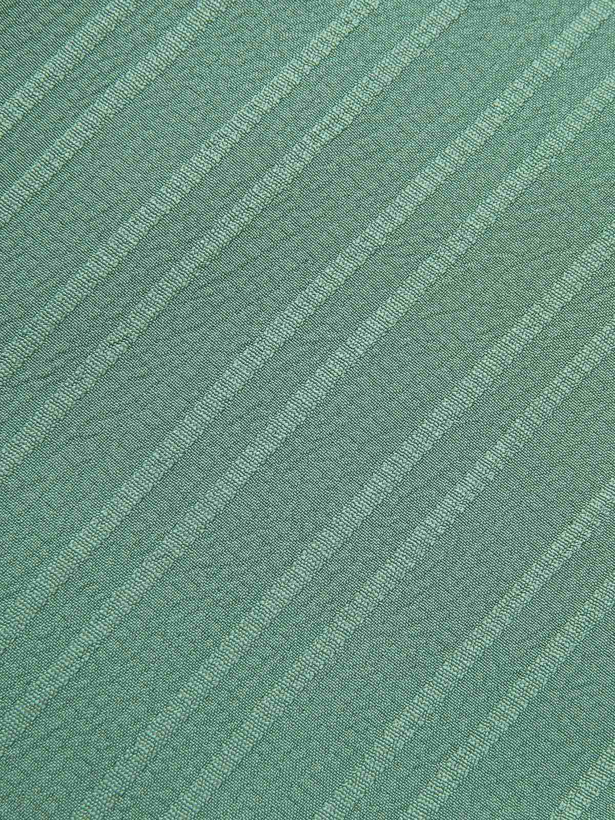 Green 1950s V-Neck Smocked Cap Sleeves Romper - Image 4