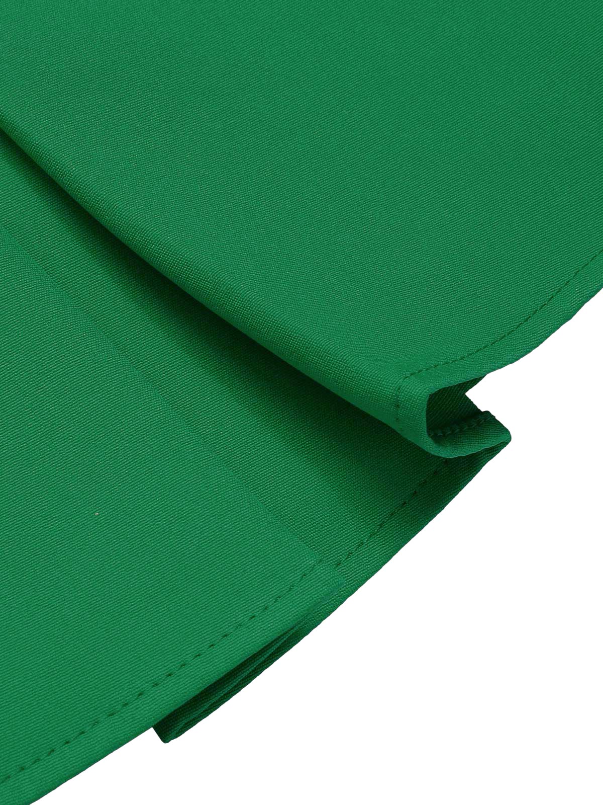 Green 1960s Button Solid Belted Skirt - Image 7