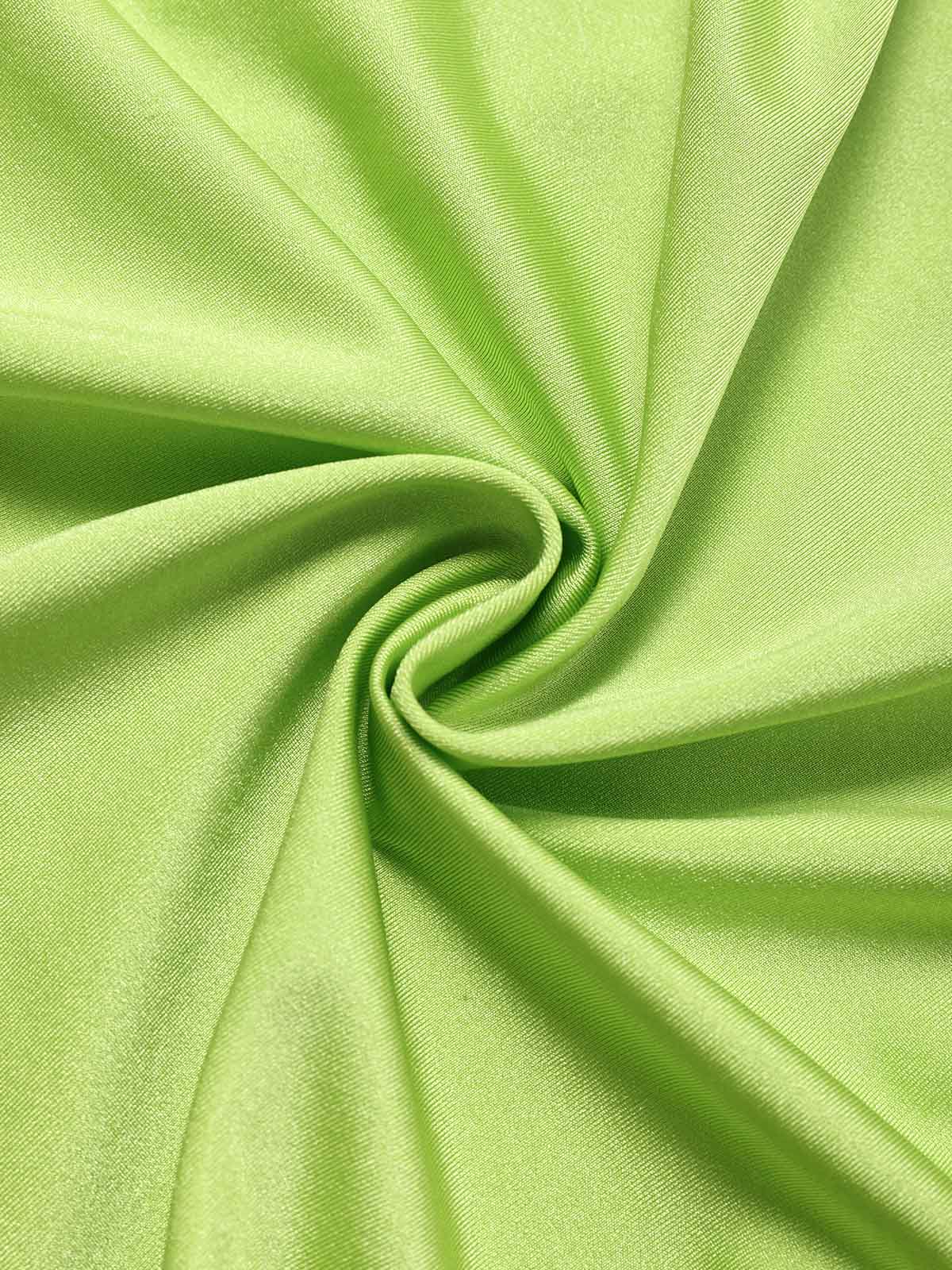 [Pre-Sale] Green 1960s Floral Halter Backless One-Piece Swimsuit - Image 5