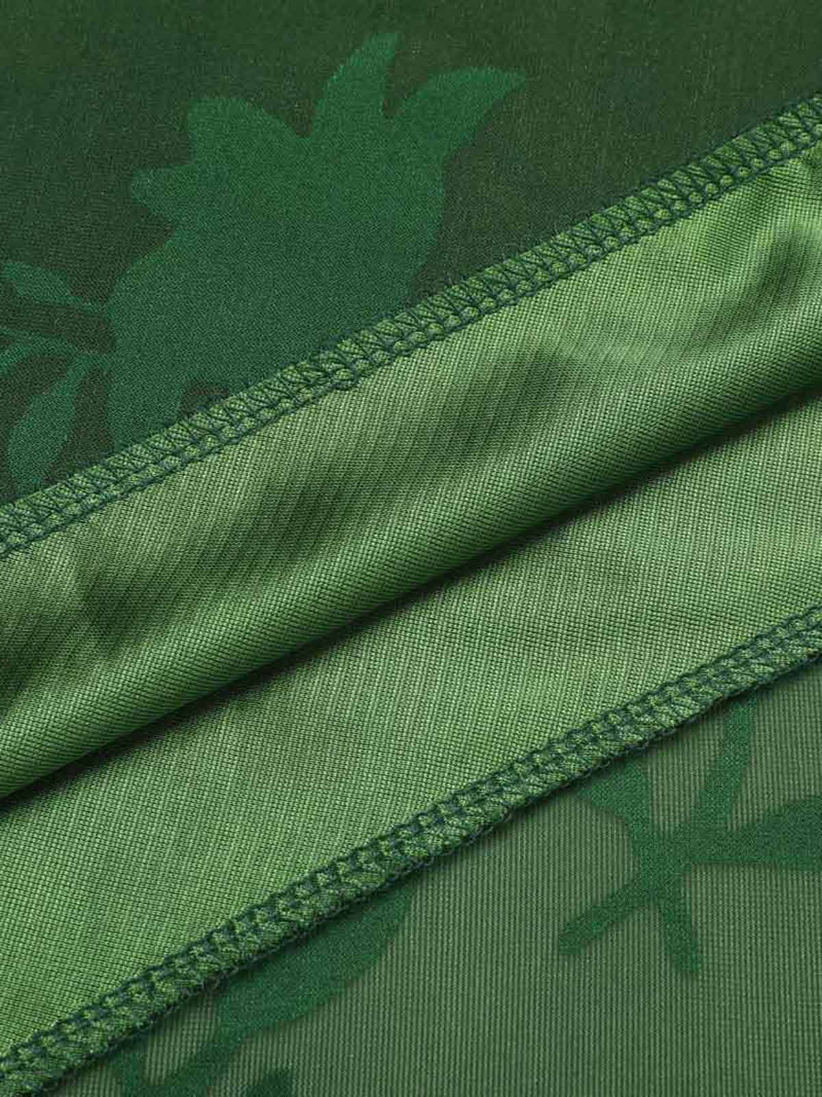 Green 1930s Floral Vintage Dress - Image 9