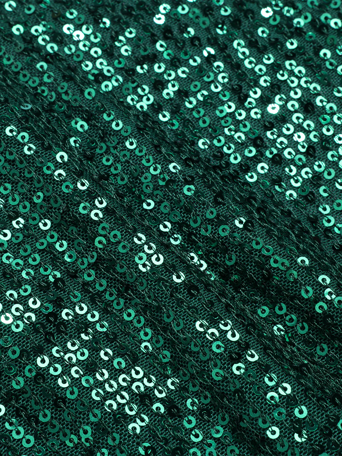 Green 1960s Sequined Wide-Leg Jumpsuit - Image 4