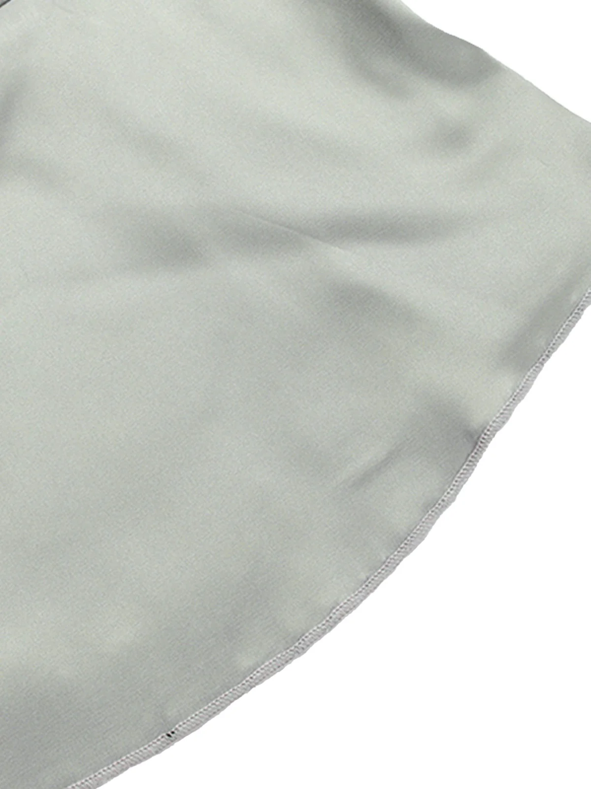 Green 1970s Satin Ruched Bust Slip Cami Top - Image 5