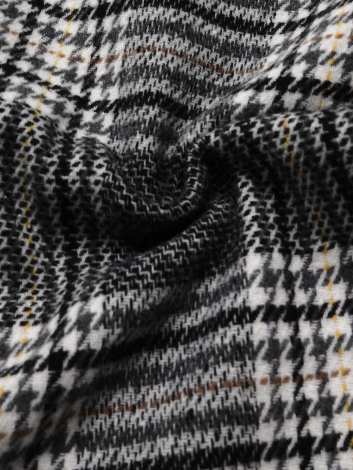 Grey 1960s Button Plaid Pinafore Dress - Image 4