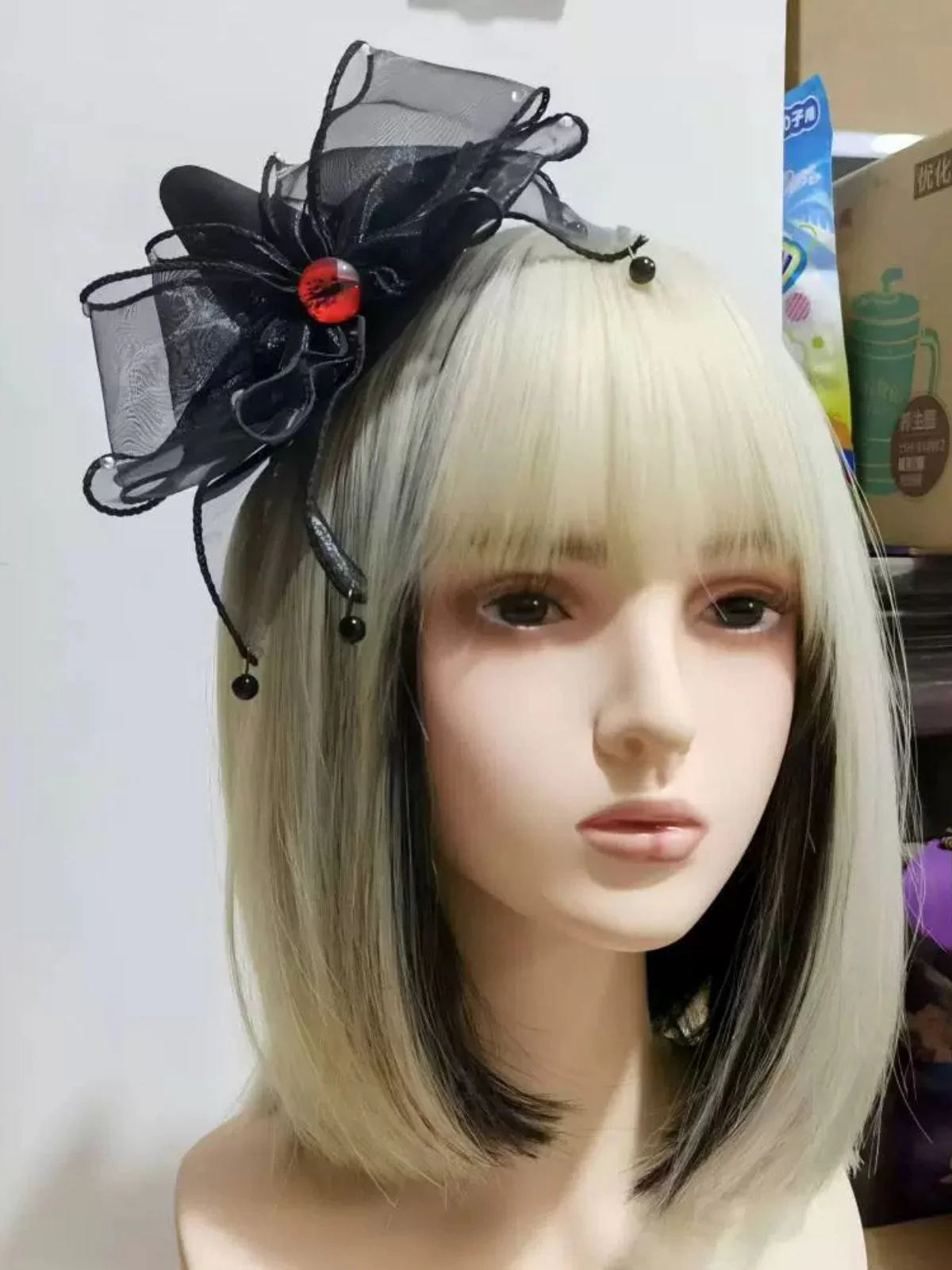 Halloween Bow Pointed Hat Hair Clip - Image 2