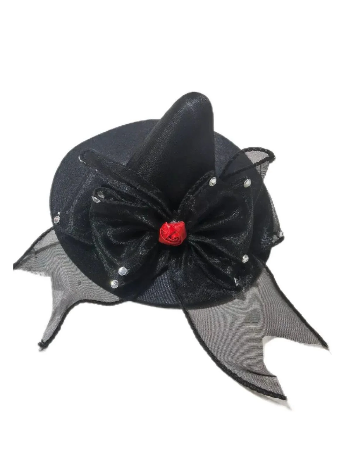 Halloween Bow Pointed Hat Hair Clip - Image 3