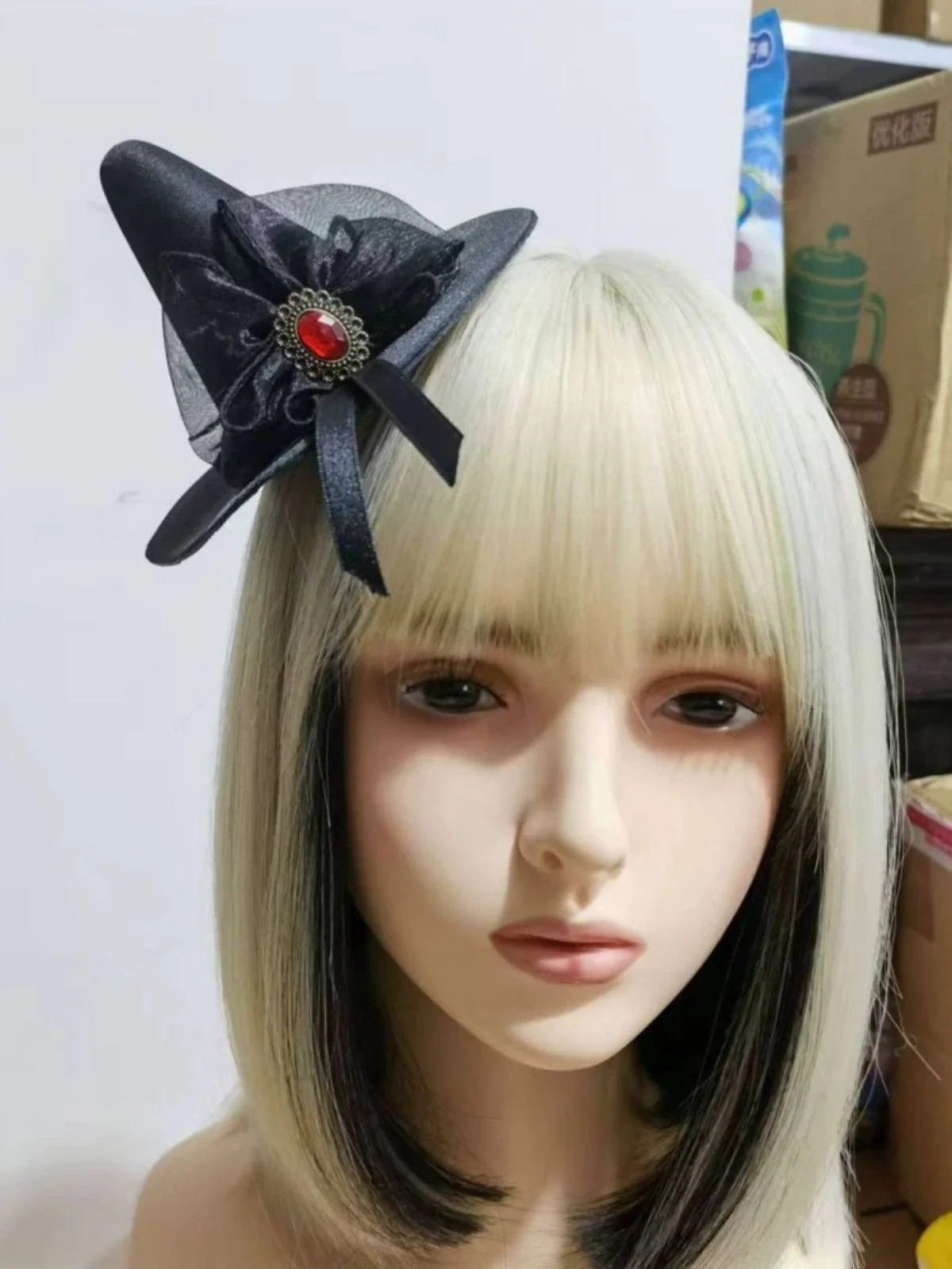 Halloween Bow Pointed Hat Hair Clip - Image 6