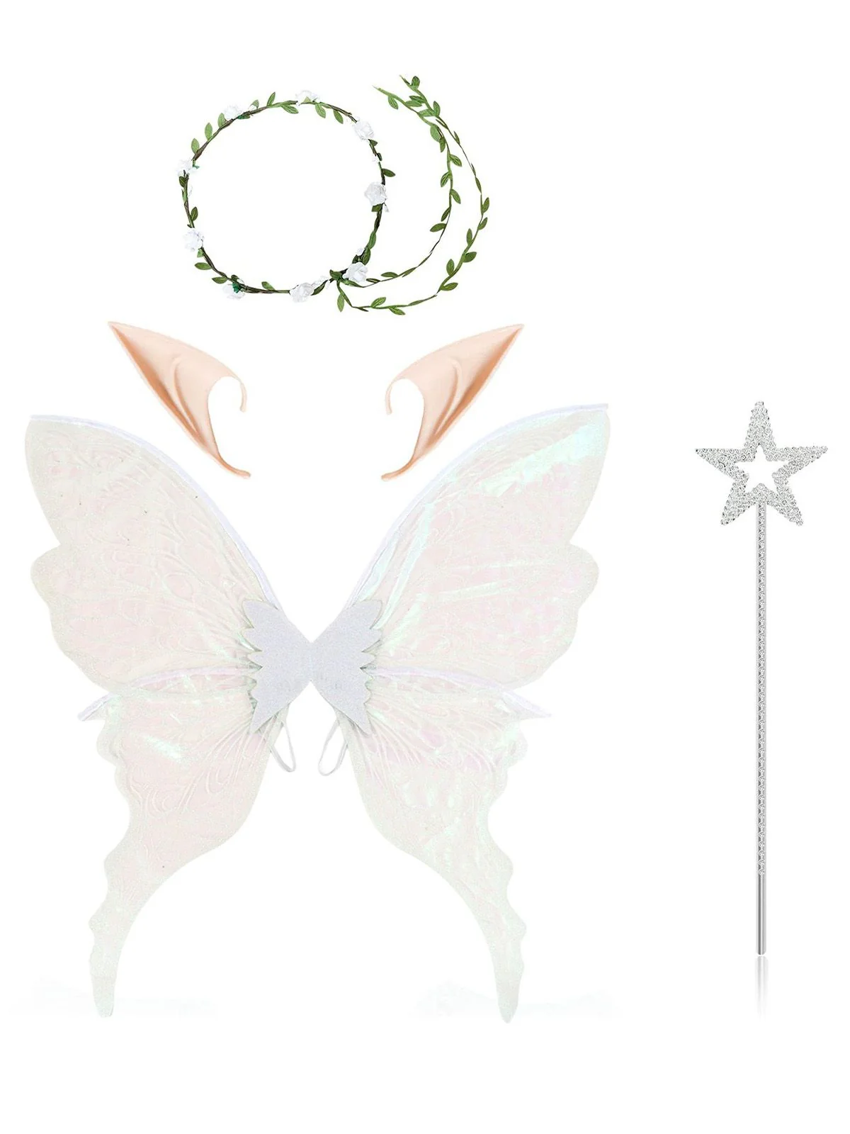 Halloween Magical Fairy Wings Costume Set - Image 5