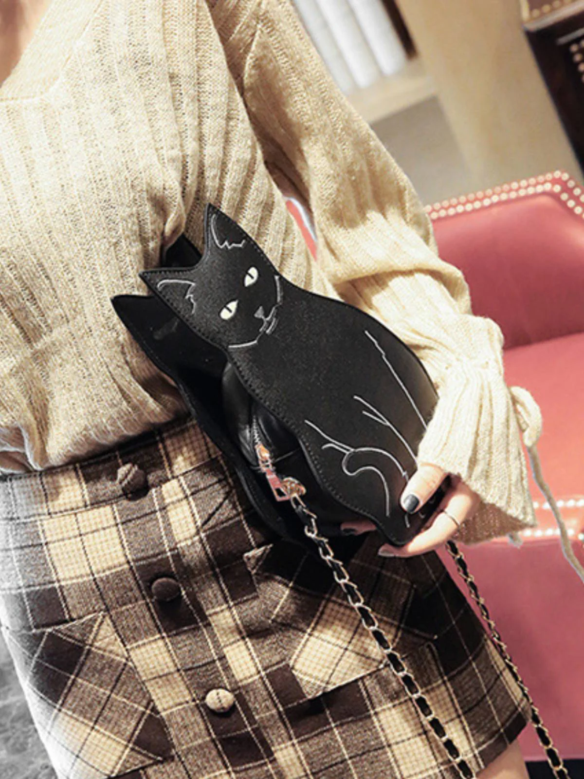 Halloween Cute Black Cat Bag - Image 3