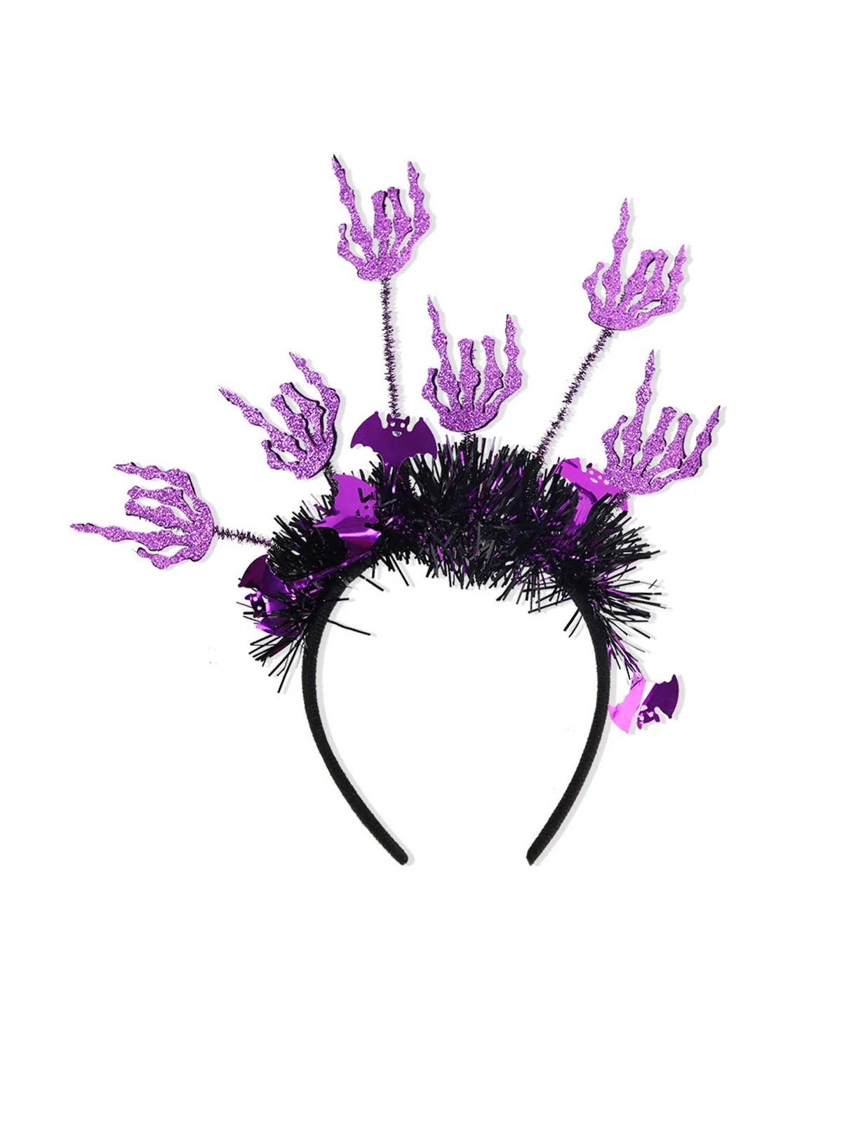 Halloween Festive Funny Glitter Headband - Image 3