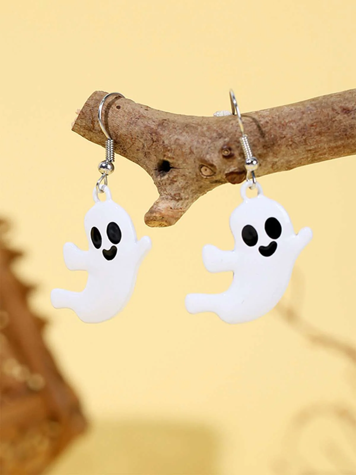 Halloween Ghost Dangle Earrings - Image 2