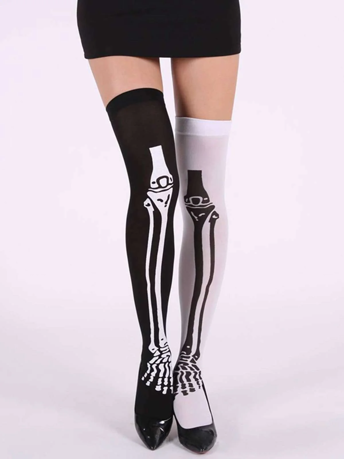 Halloween Gothic Blood Over-Knee Stocking - Image 2
