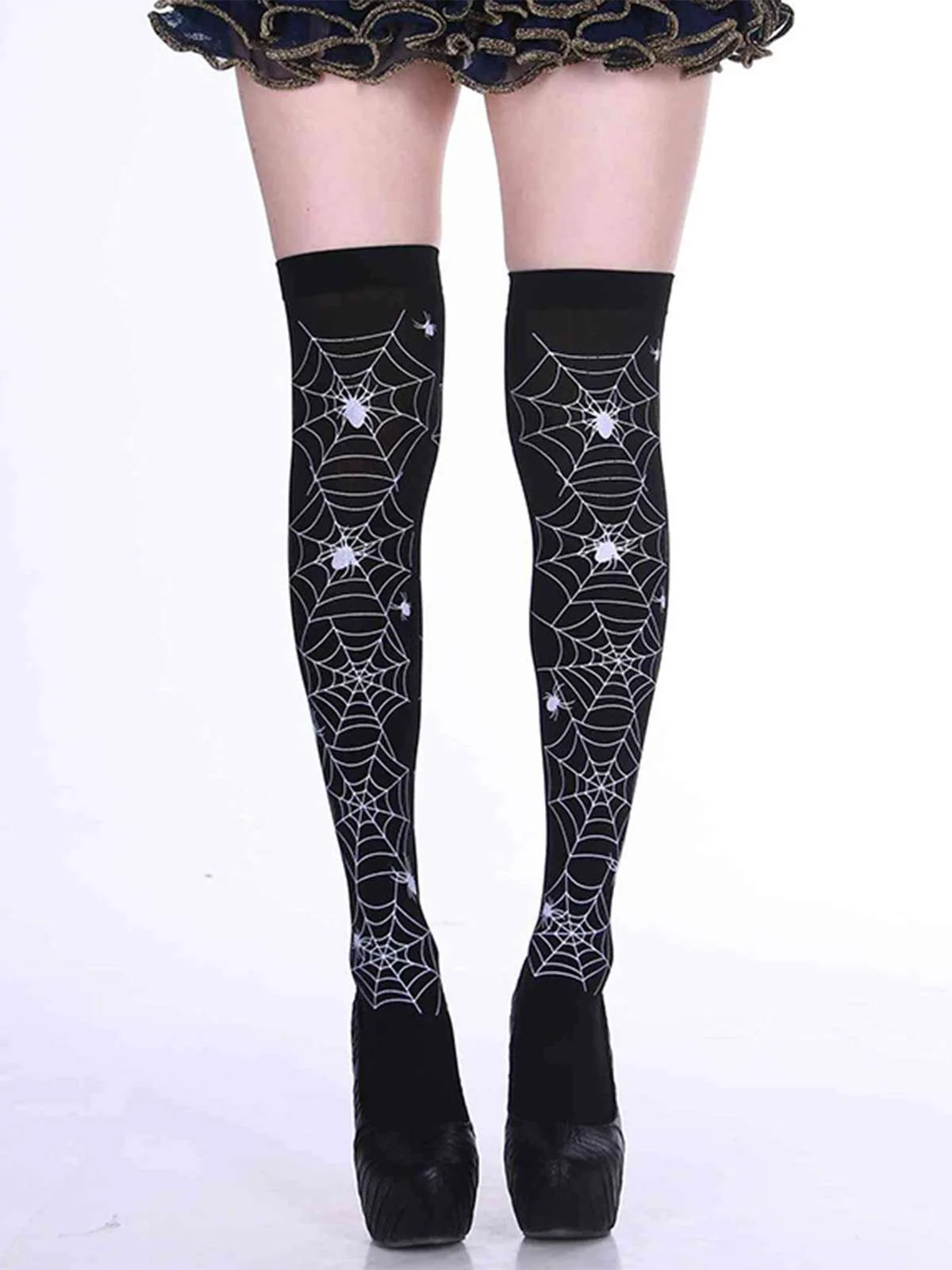Halloween Gothic Blood Over-Knee Stocking - Image 6