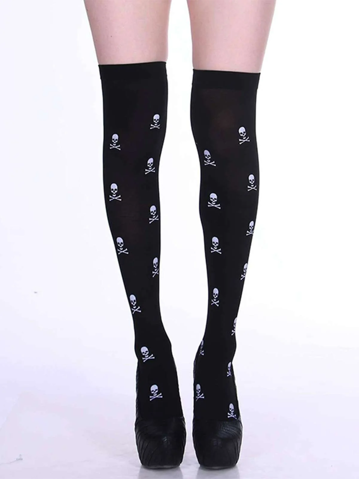 Halloween Gothic Blood Over-Knee Stocking - Image 7