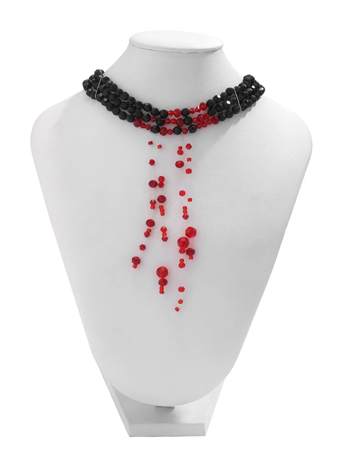 Halloween Gothic Crystal Blood Drop Necklace - Image 5