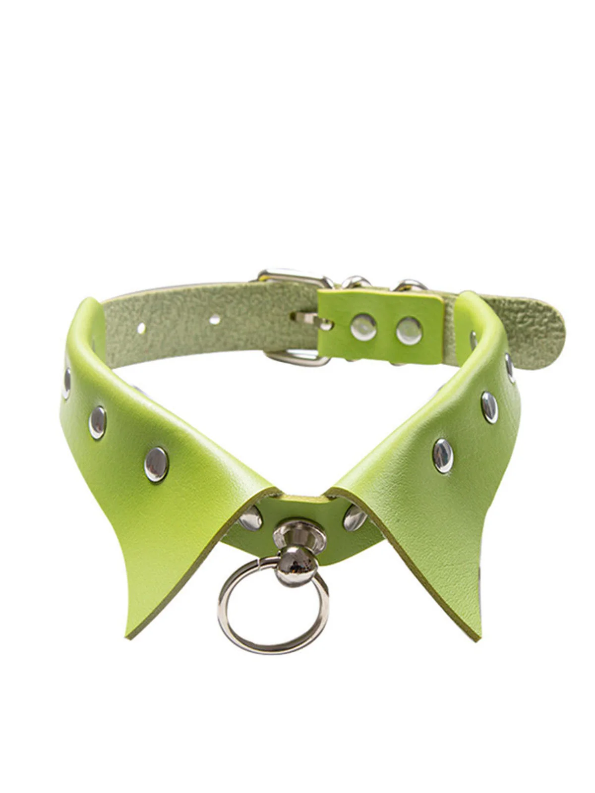 Halloween Gothic Faux Leather Collar Choker Necklace - Image 4