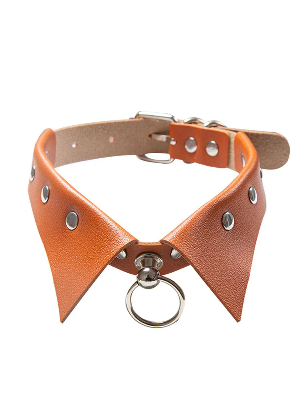 Halloween Gothic Faux Leather Collar Choker Necklace - Image 5