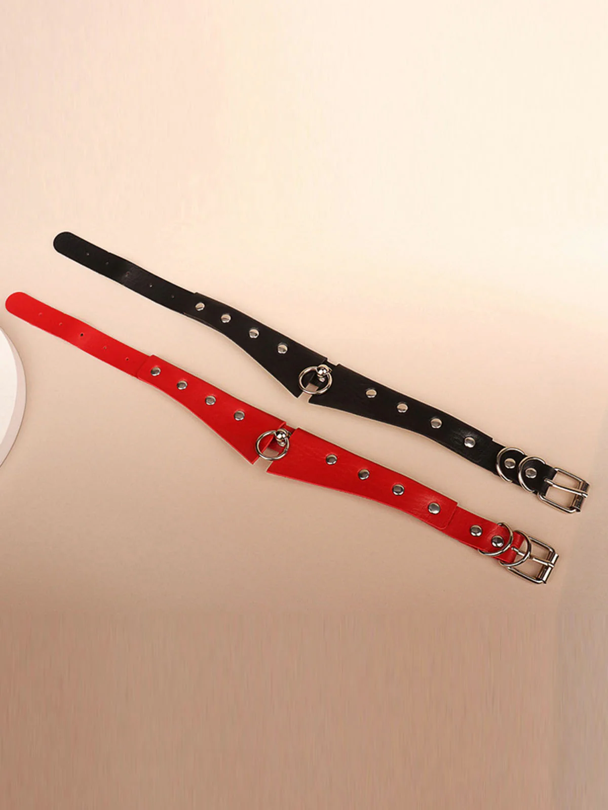 Halloween Gothic Faux Leather Collar Choker Necklace - Image 9