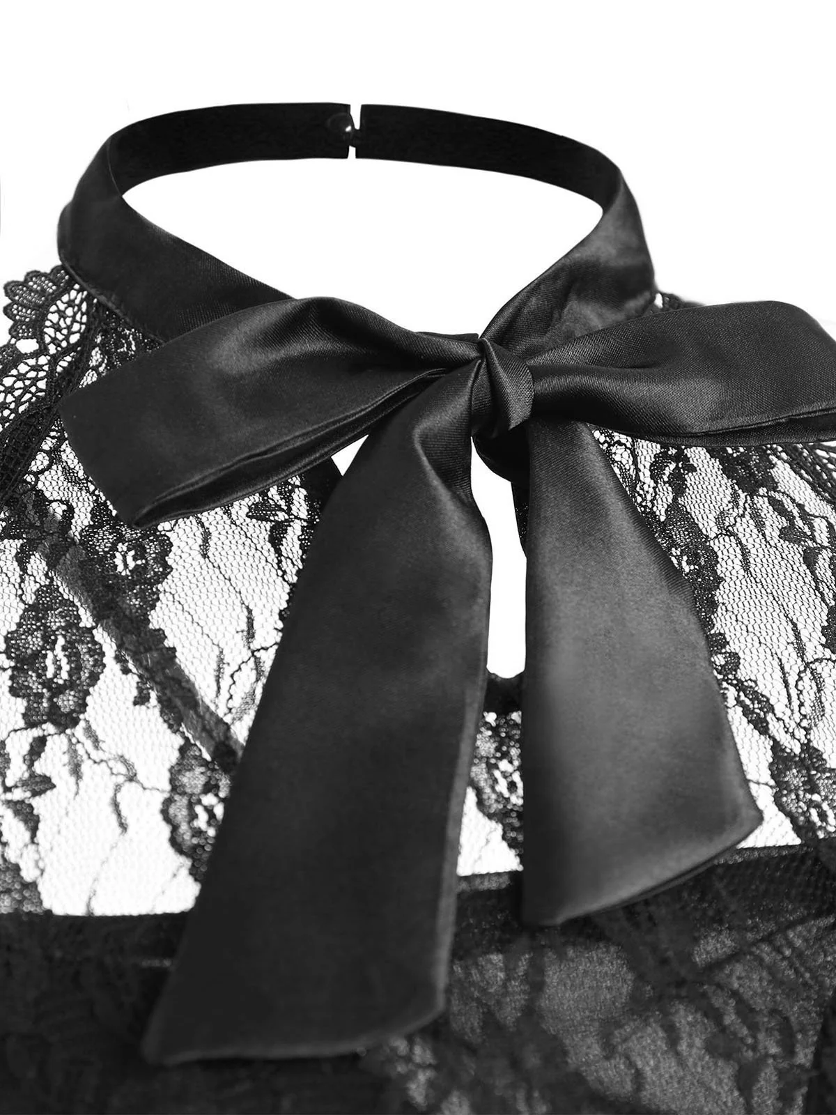 Halloween Gothic Steampunk Lace Dress - Image 3