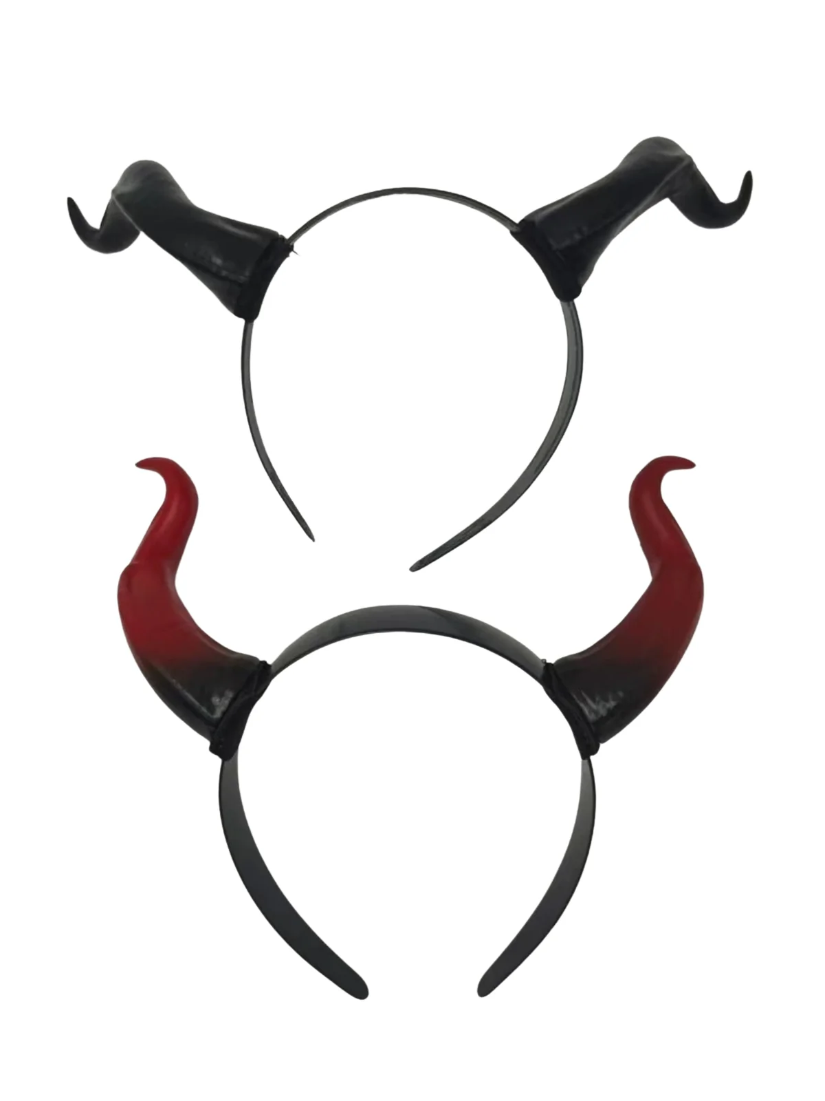 Halloween Gothic Witch Horns Cosplay Headband - Image 2