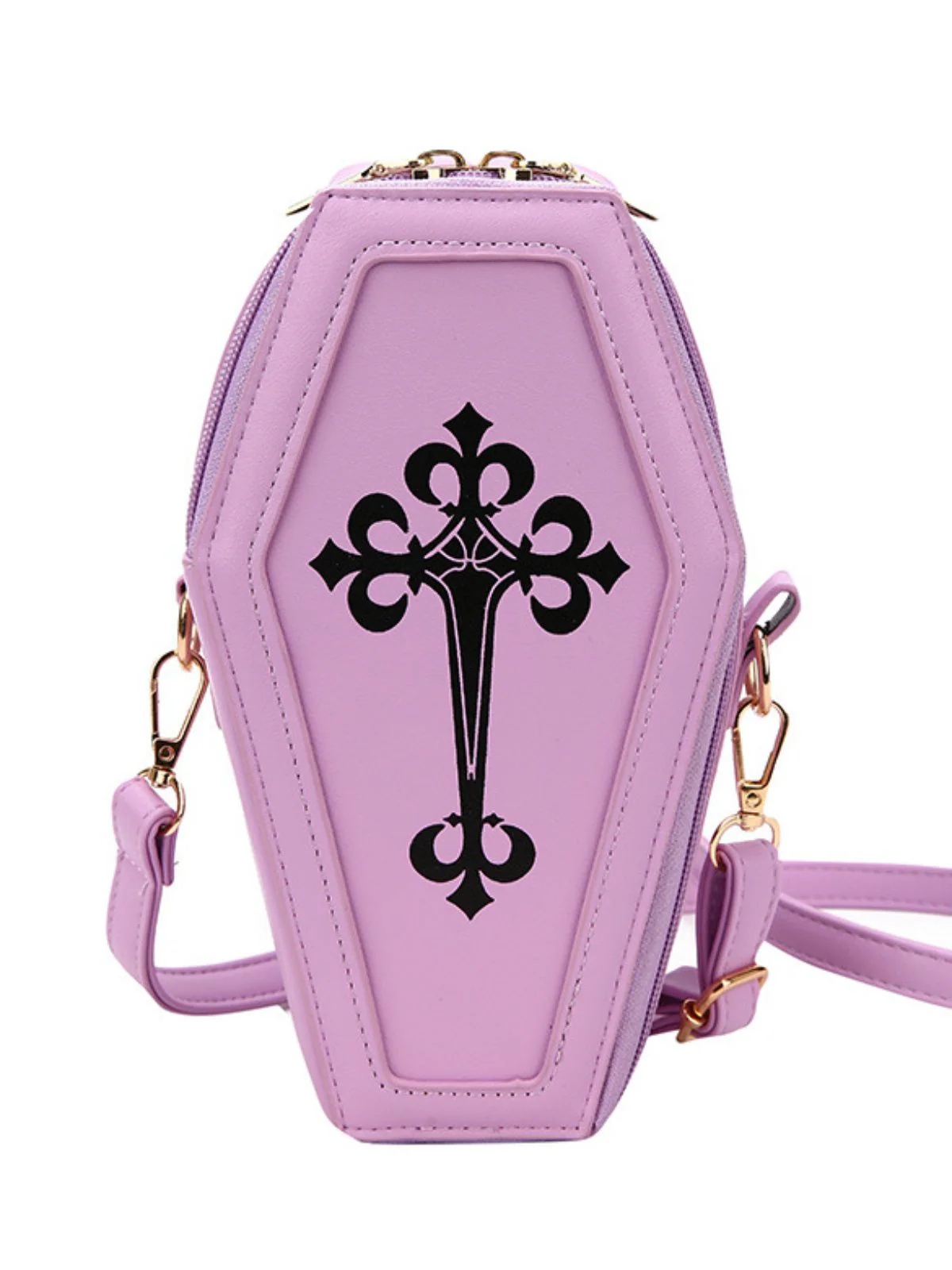 Halloween Latin Cross Coffin Bag - Image 4