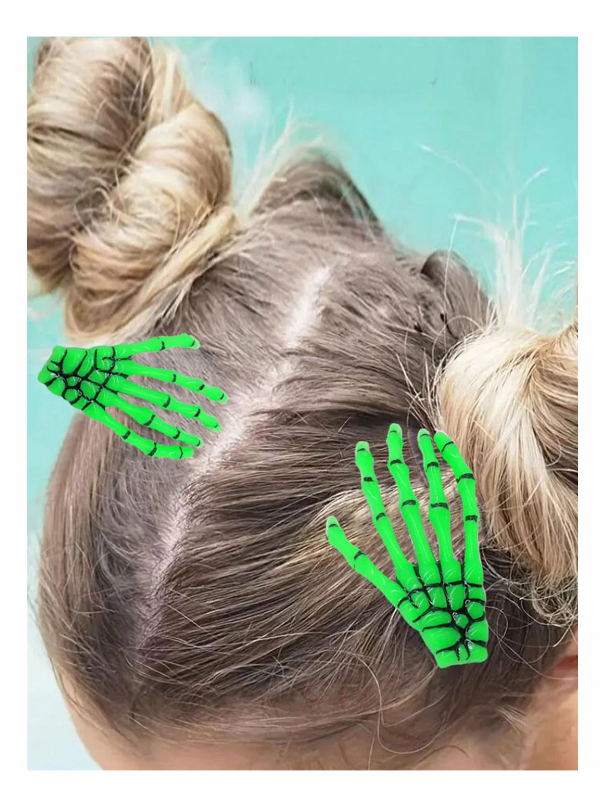 Halloween Skeleton Hand Hair Clip - Image 2