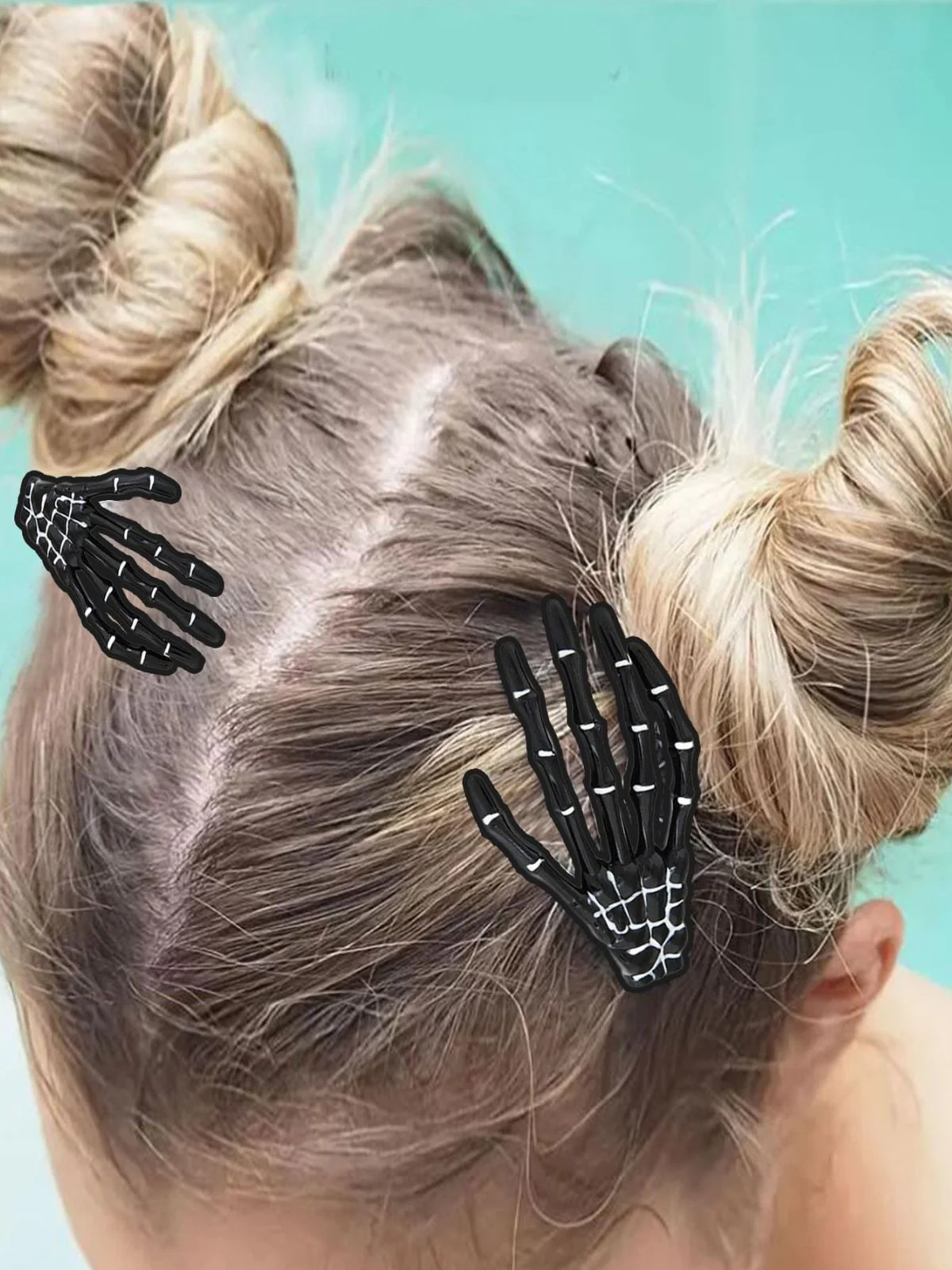 Halloween Skeleton Hand Hair Clip - Image 3