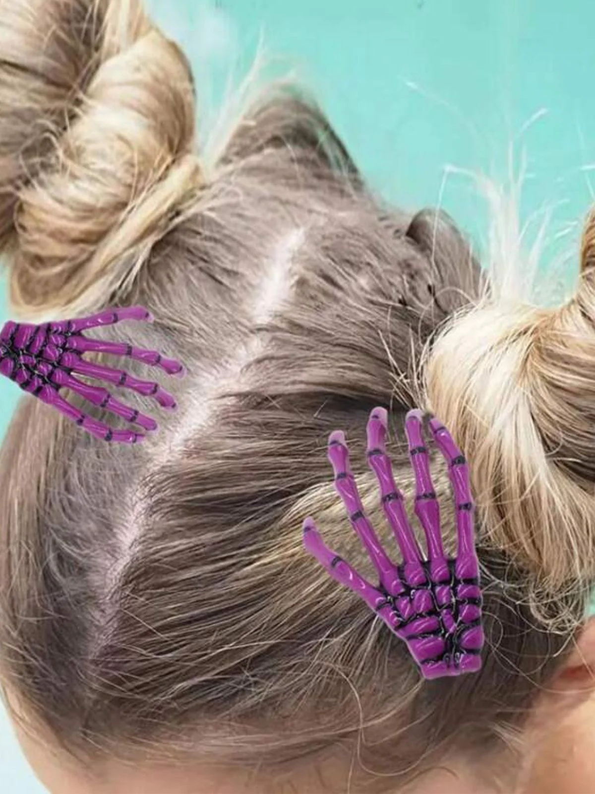Halloween Skeleton Hand Hair Clip - Image 4
