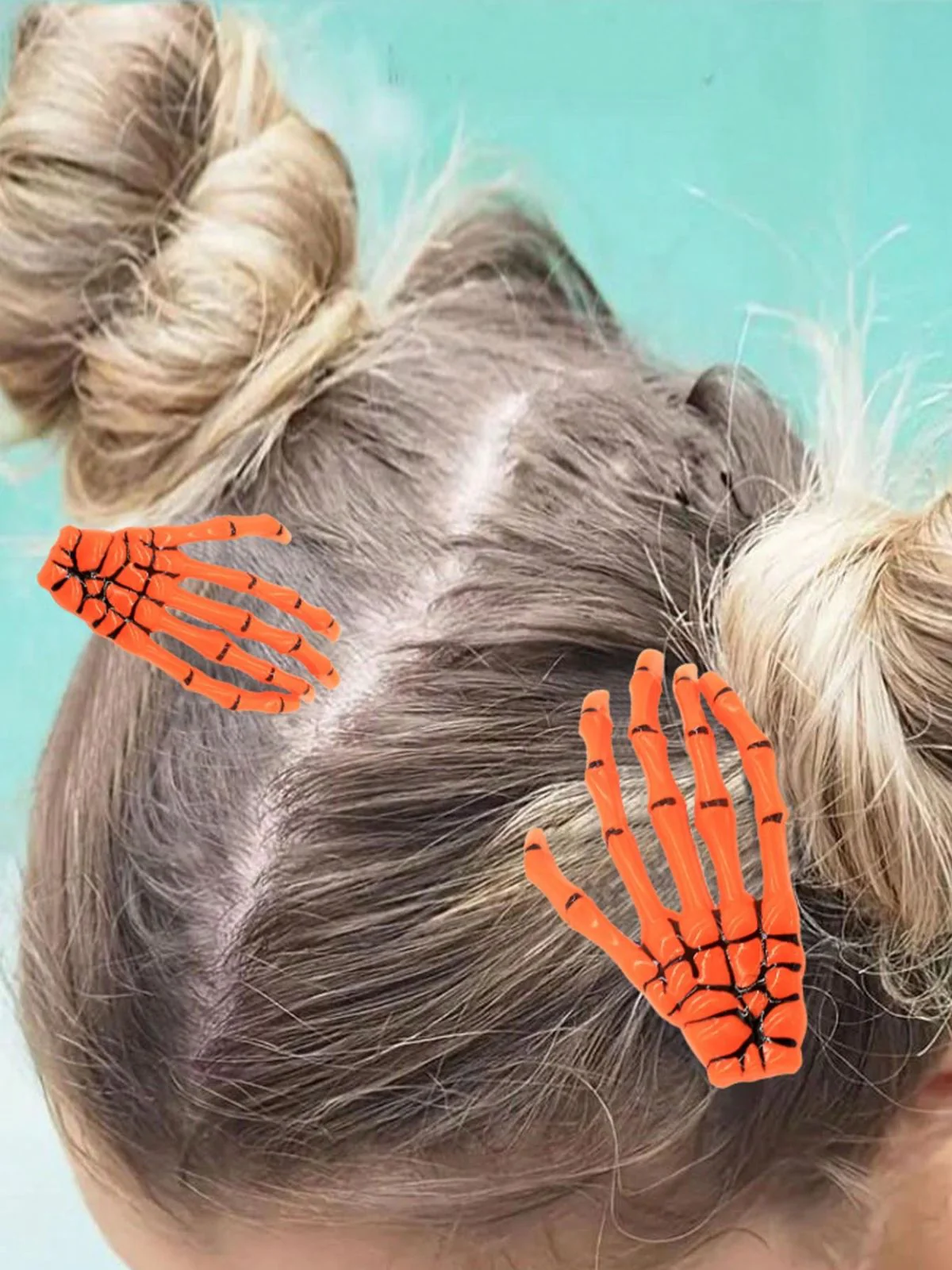 Halloween Skeleton Hand Hair Clip - Image 5